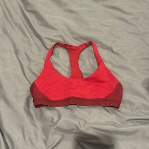 Burgundy red lulu lemon sports bra
